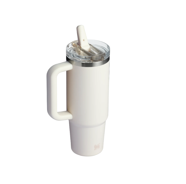 Original US American Stanley Protour Flip Straw (Cream)
