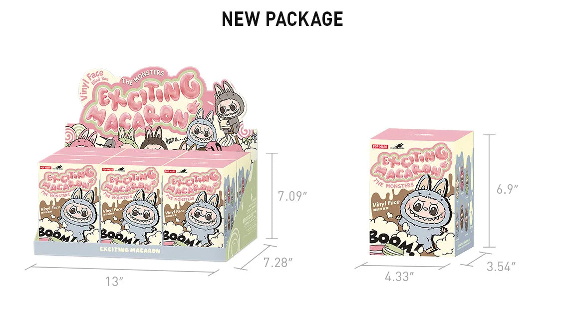 Popmart Exciting Macaron (Blind Box) (Authentic)